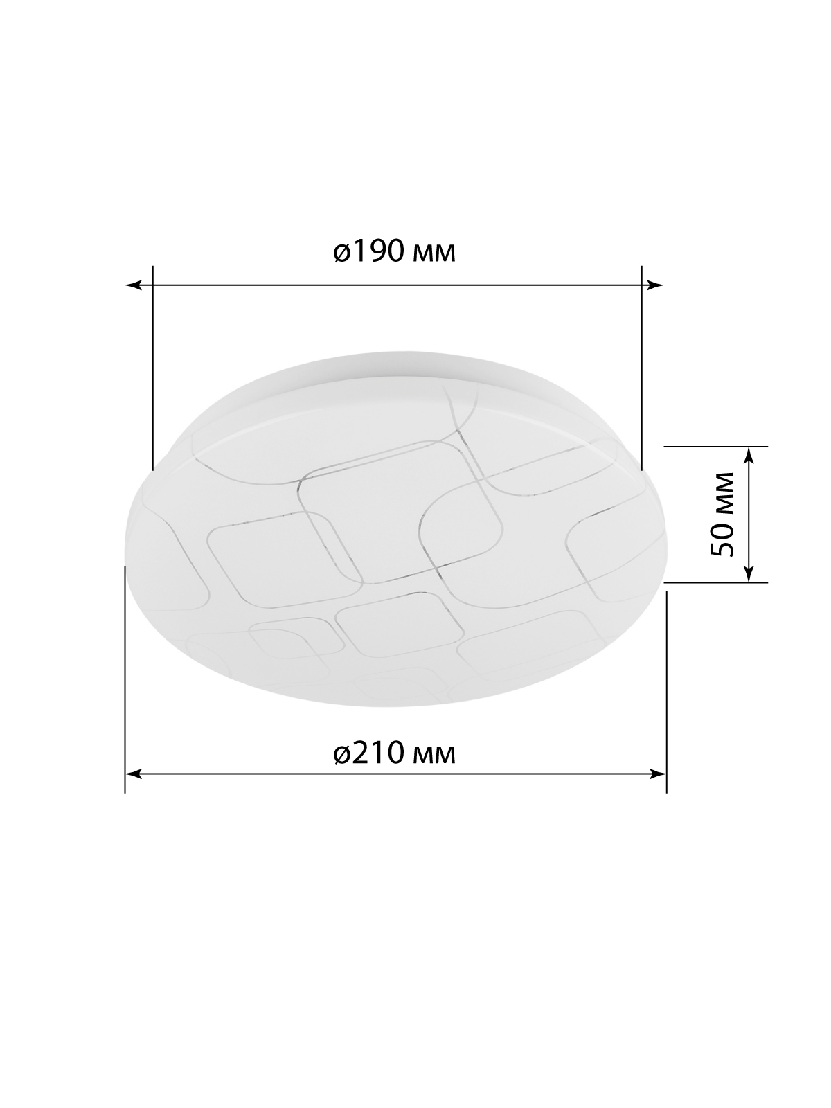 Светильник LED потолочный ДПБ 03, 12 Вт, 4000 К, Геометрия, терм. упак., TDM SQ0329-9025 — изображение 4