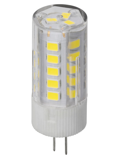 Лампа светодиодная G4-3 Вт-AC/DC 12 В-4000 К, SMD, 16x43 мм TDM SQ0340-0094