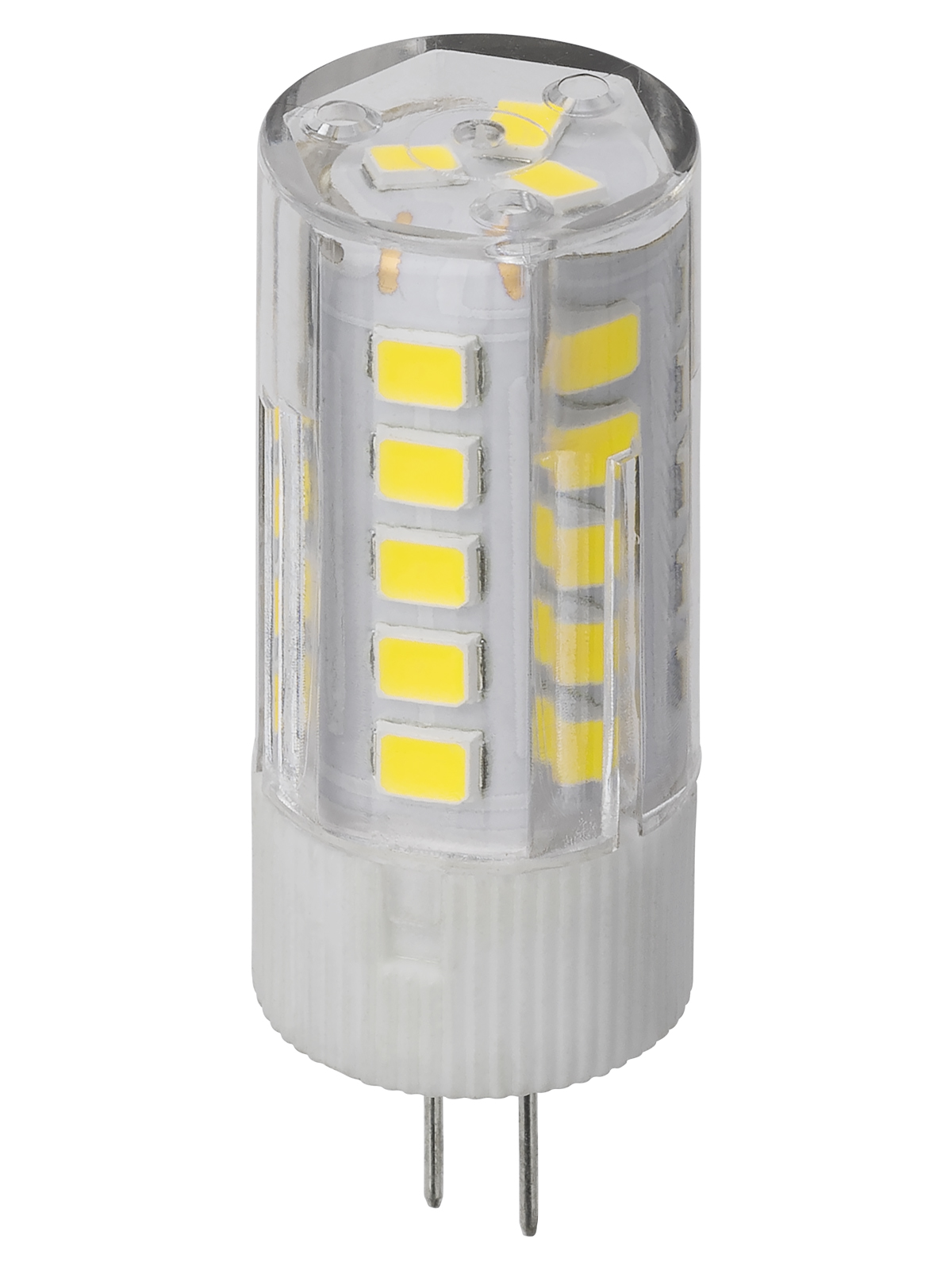Лампа светодиодная G4-3 Вт-AC/DC 12 В-4000 К, SMD, 16x43 мм TDM SQ0340-0094