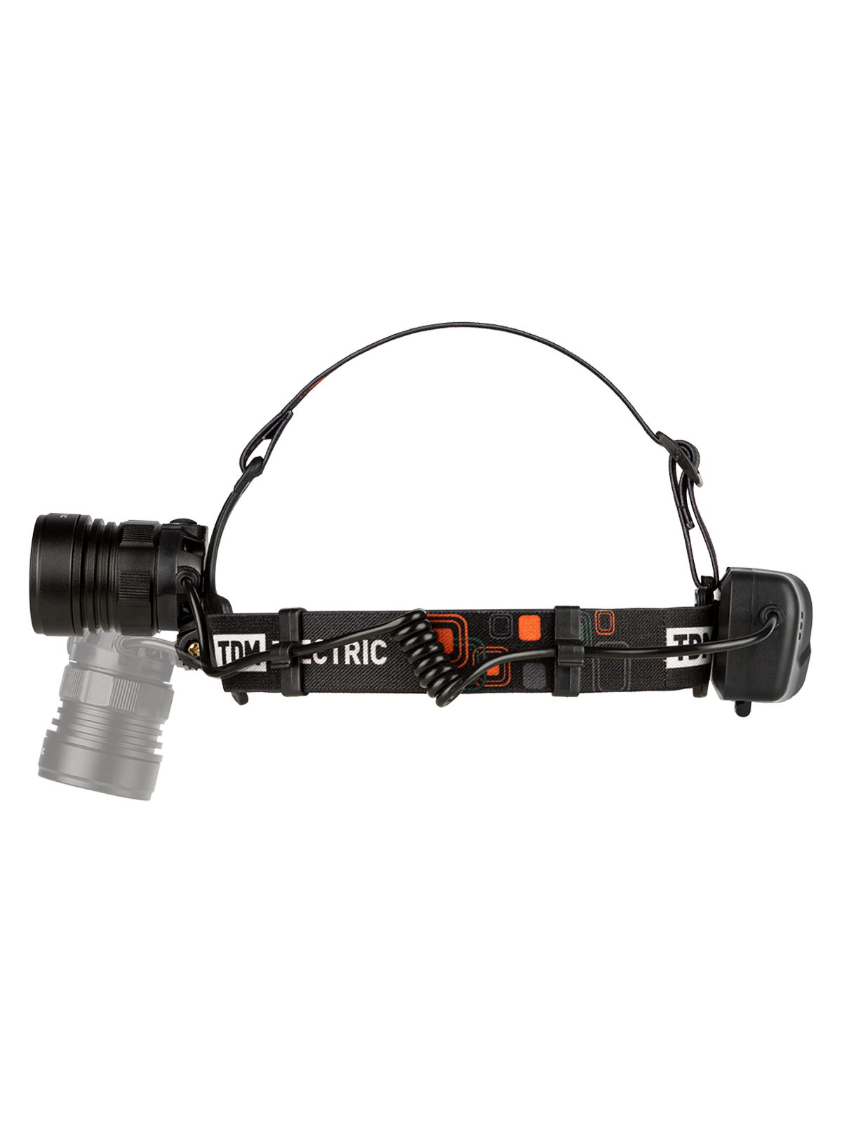 Фонарь Налобный 12 аккум., 5 Вт CREE+3 Вт COB, Li-Ion 3,7 В 2x18650 2,4 А*ч, 650 лм, USB, TDM SQ0350-0069 — изображение 2