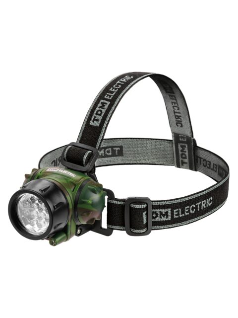 ФонарьТактика 5, налобный 12+2 LED, 94 лм, бат. 3*AАА, TDM SQ0350-0096