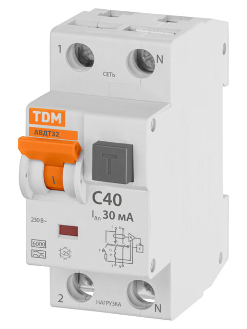 АВДТ 32 C40 30мА TDM SQ0202-0033