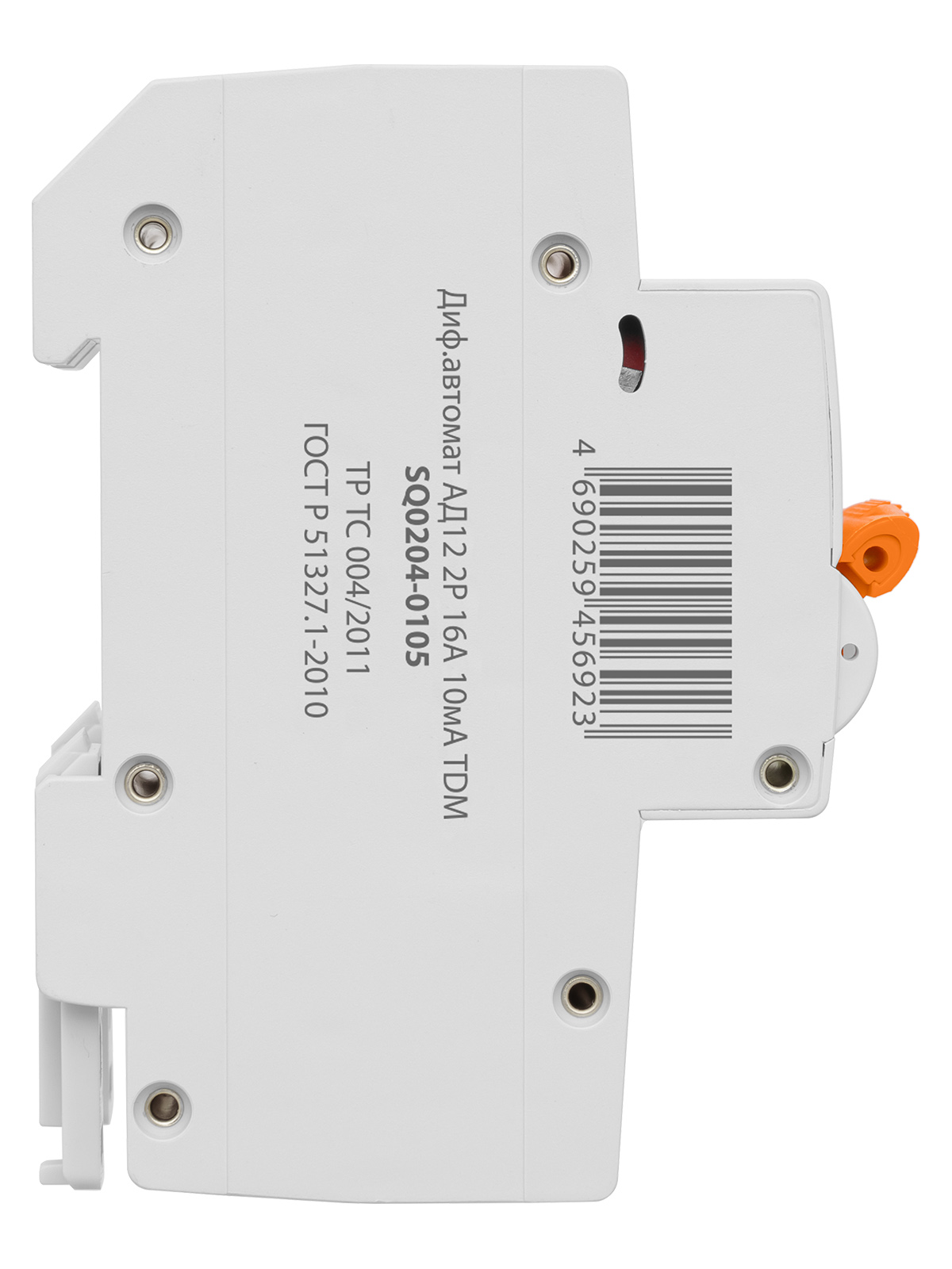 Дифавтомат АД12 2P, C16, 10мА, 4,5кА, тип АС, 3 мод, TDM SQ0204-0105 — изображение 4