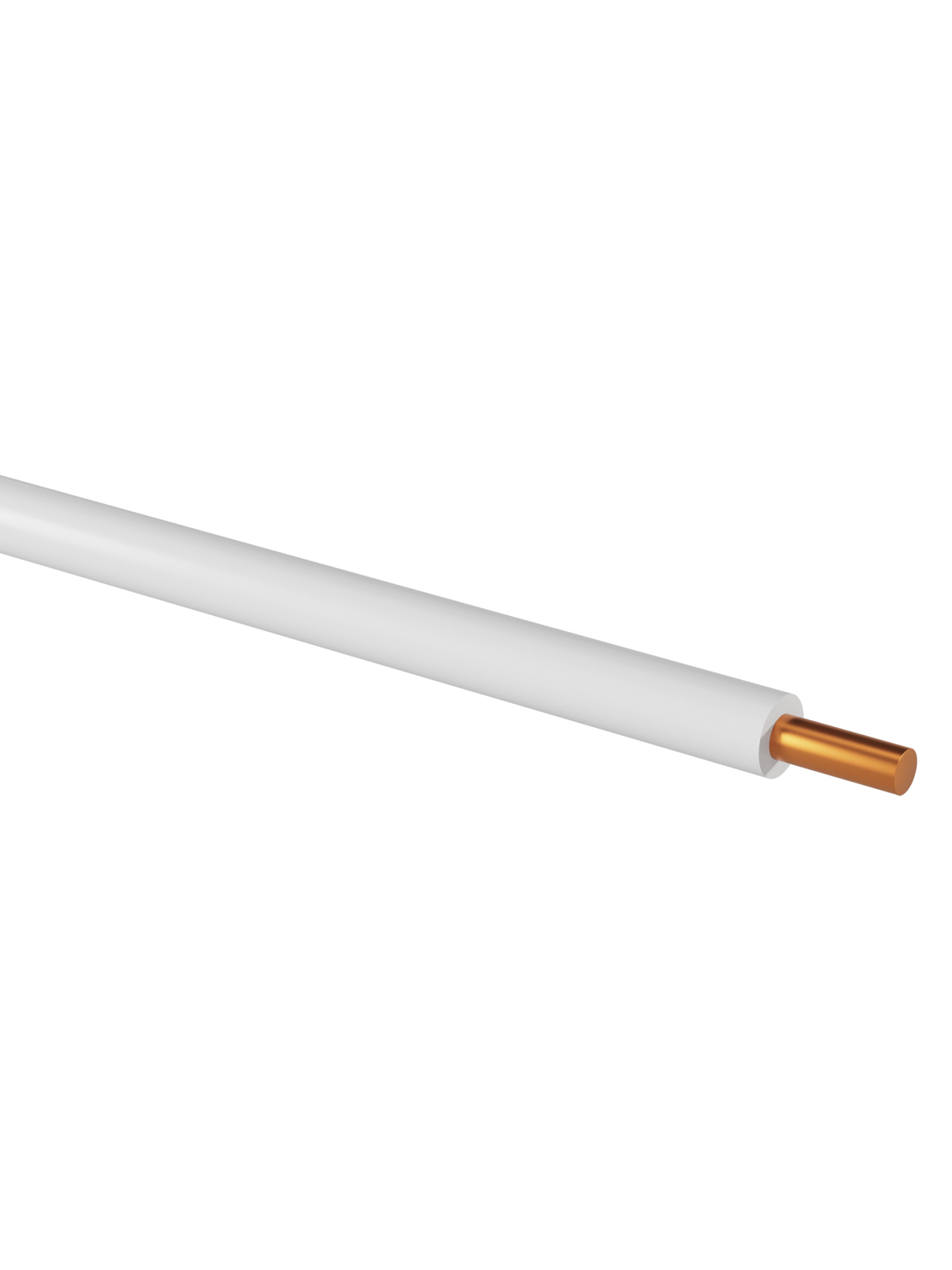 Провод ПуВнг(А)-LS 1х4,0 ГОСТ на катушке (300м), белый TDM