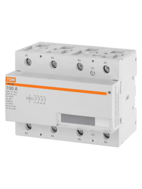 Контактор модульный КМ100/4-100 4НЗ TDM SQ0213-0024