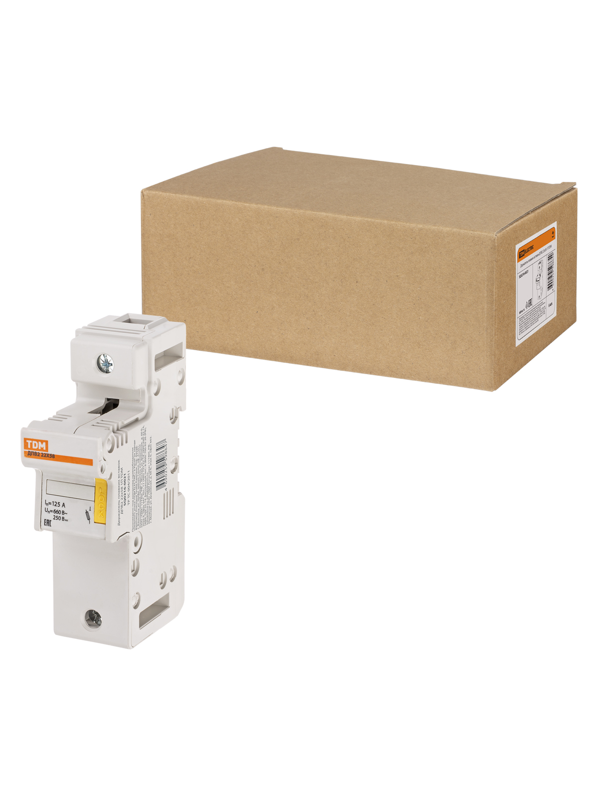 Держатель плавких вставок ДПВ2 22х58 1П TDM SQ0216-0021 — изображение 2