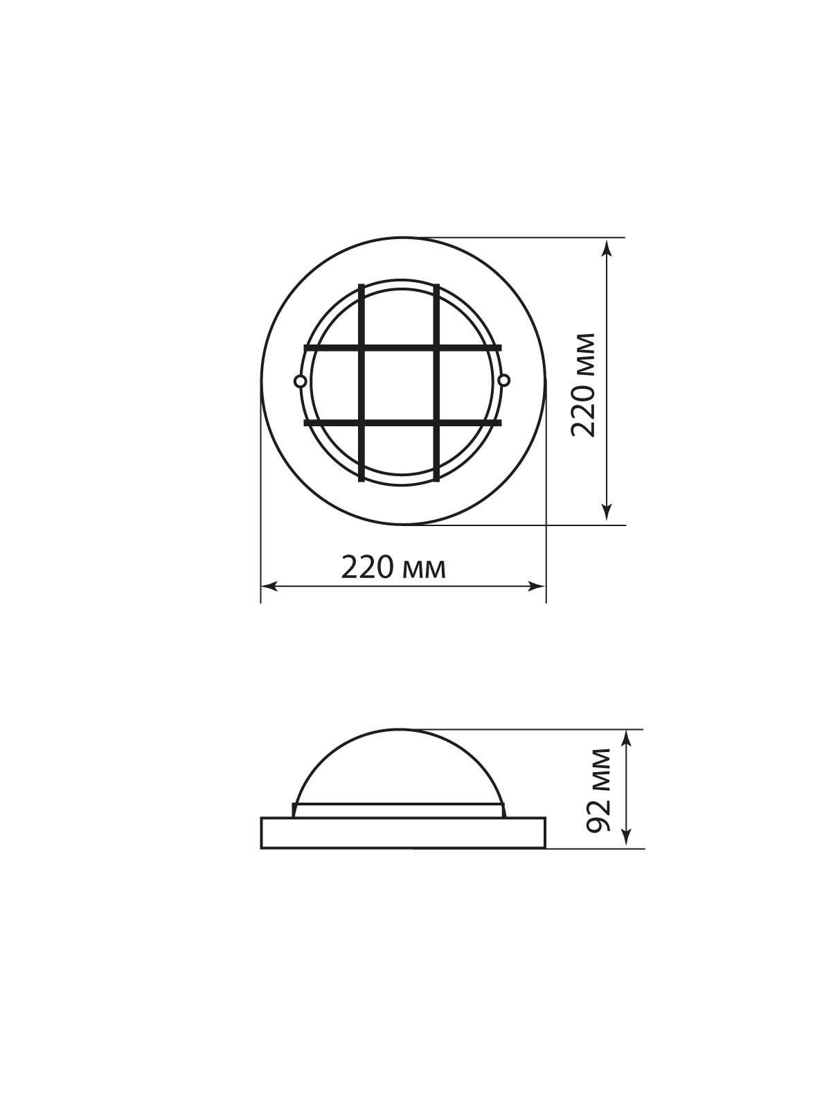 Светильник НПБ1302 венге круг с реш. 60Вт IP54 TDM SQ0303-0433 — изображение 6