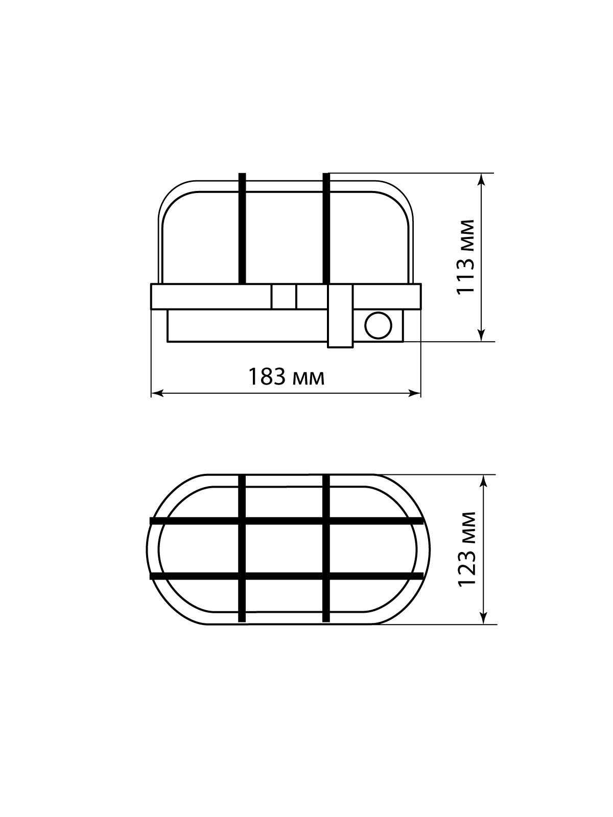 Светильник НБП 02-60-004.03У (Евро корпус и защитная сетка, белый) TDM SQ0312-0001 — изображение 6