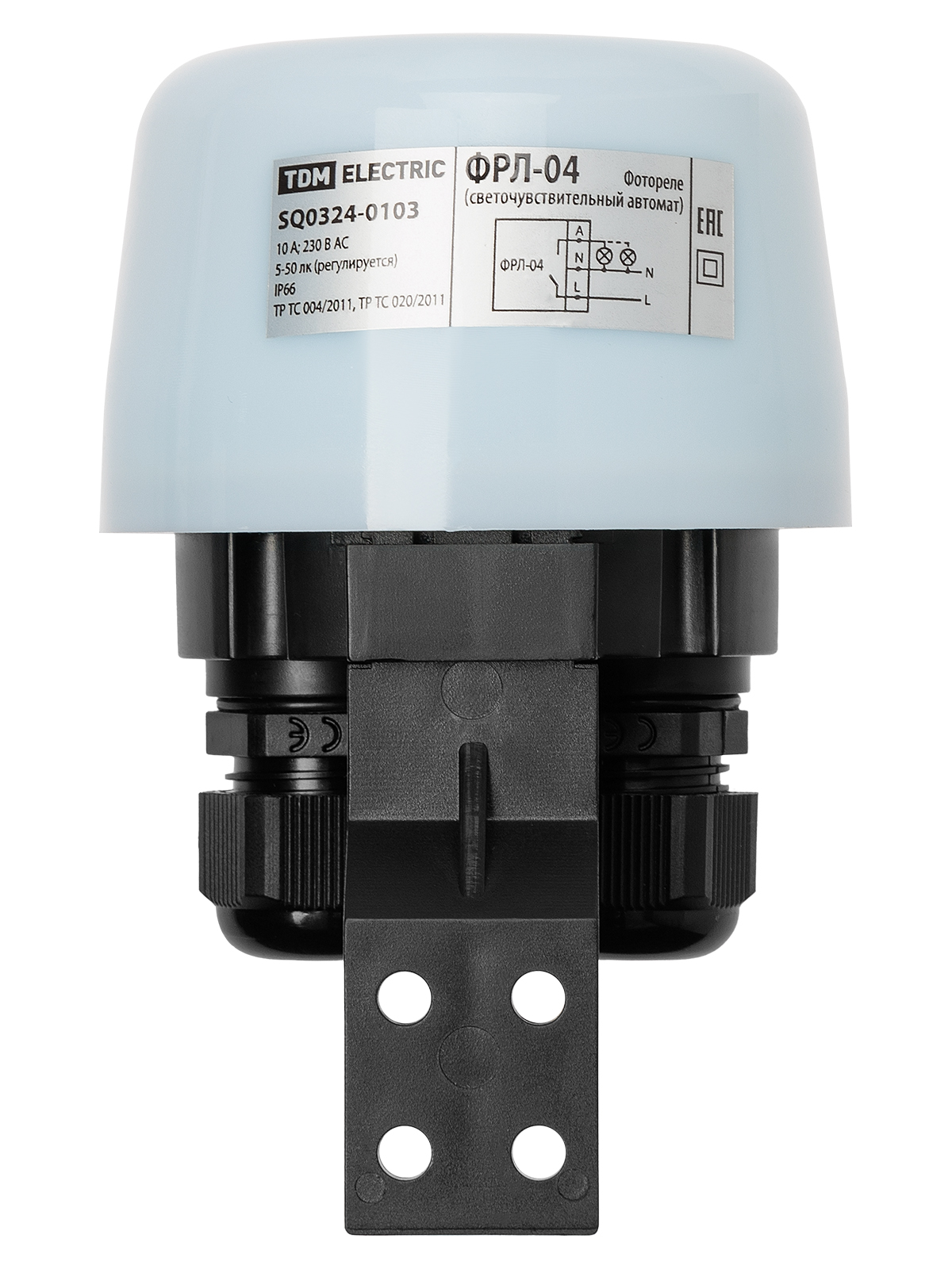 Фотореле ФРЛ-04 5-50лк 10А IP66, TDM SQ0324-0103 — изображение 6