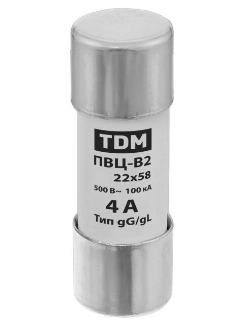 Плавкая вставка ПВЦ-В2 22х58 4А TDM SQ0729-0024