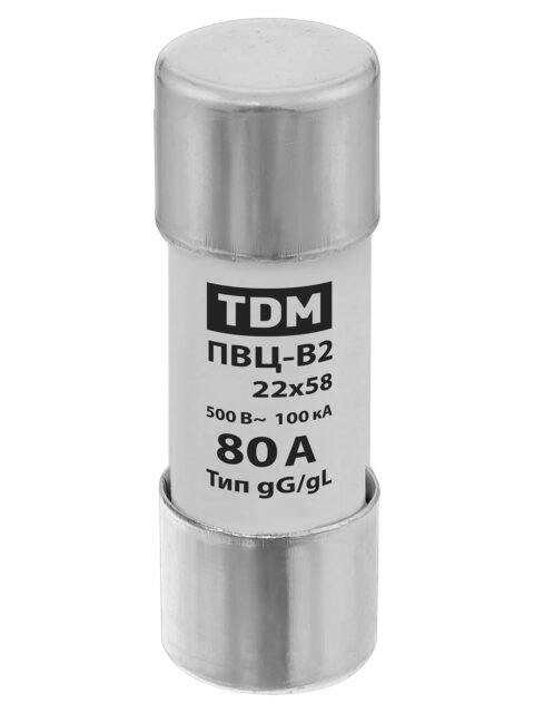 Плавкая вставка ПВЦ-В2 22х58 80А TDM SQ0729-0035