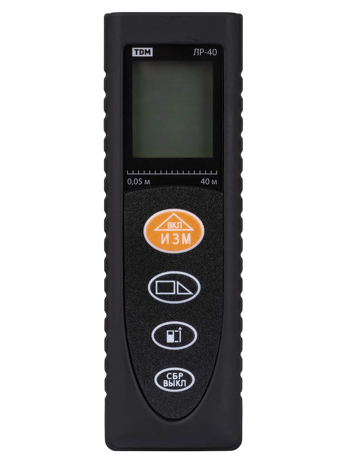 Лазерная рулетка ЛР-40, дальность 40 м, точность 2 мм, подсветка, IP54, 2хAAA, “Алмаз” TDM SQ1018-0201 — изображение 4
