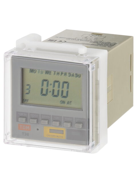 Таймер электронный ТЭ8-1мин/7дн-8on/off-16А-8Ц/Щ TDM SQ1503-0004
