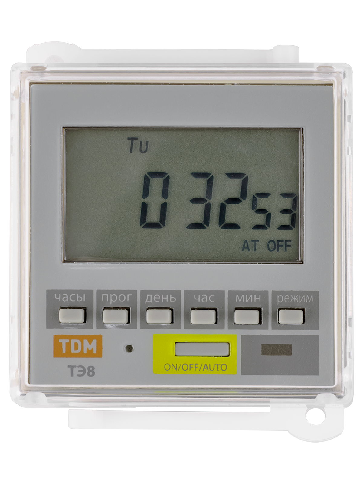 Таймер электронный ТЭ8-1мин/7дн-8on/off-16А-8Ц/Щ TDM SQ1503-0004 — изображение 3