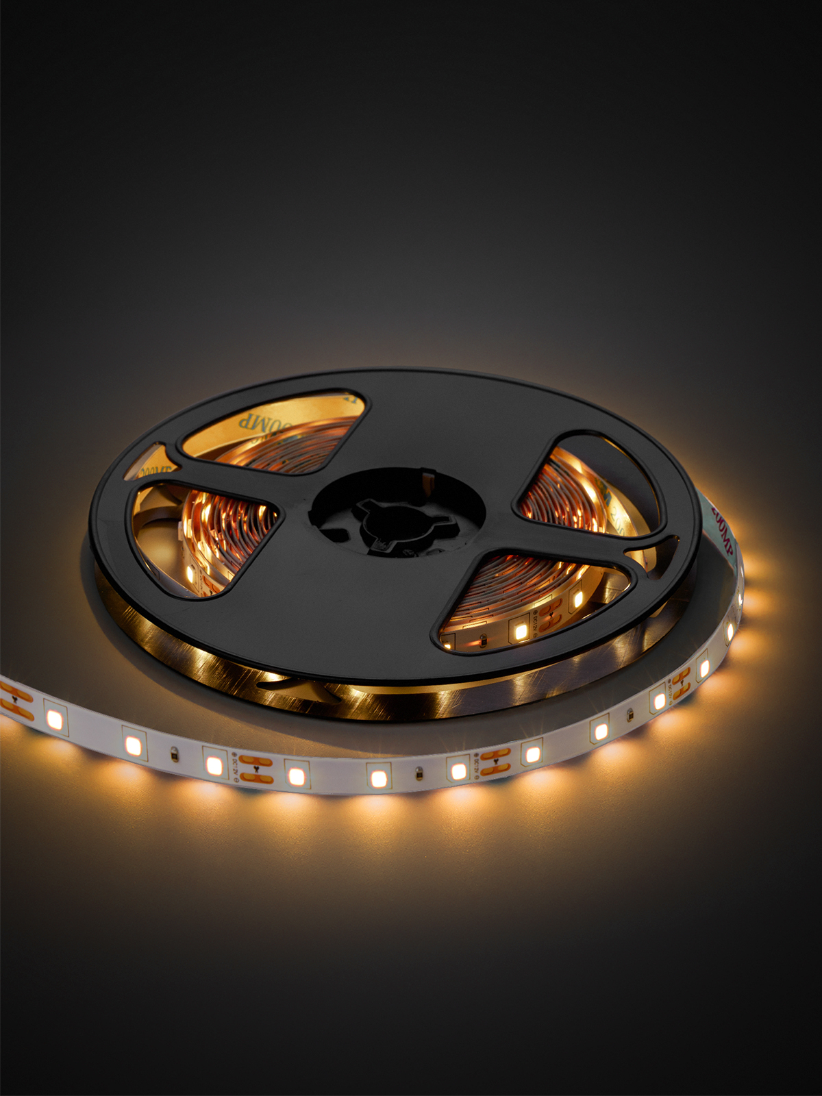 Комплект светодиодной ленты SMD2835-60 LED/м-12 В-4,8 Вт/м-IP20-3000 К (5 м), 24 Вт TDM SQ0331-0220 — изображение 3
