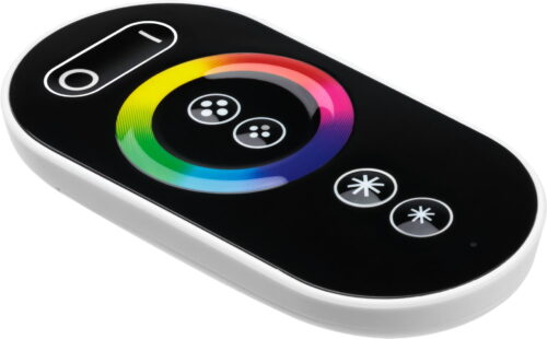 Контроллер для светодиодных лент и модулей RGB-RF-12В-18А-216Вт-IP20, 3 канала, сенсорный пульт, TDM SQ0331-0506
