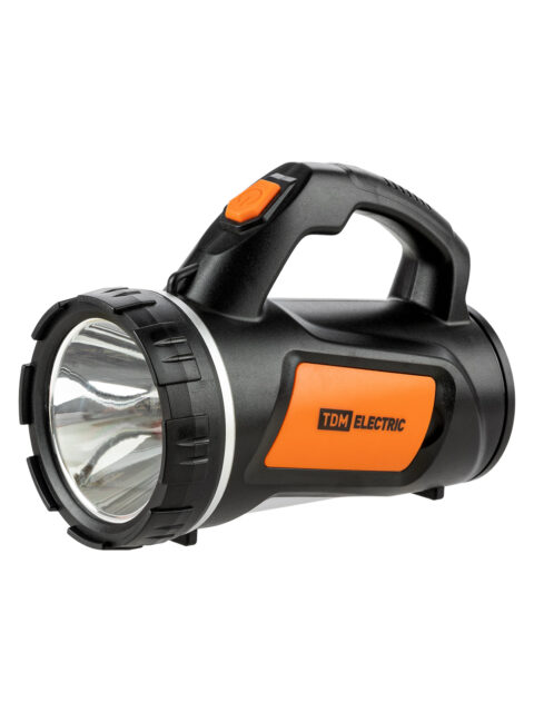 Фонарь светодиод. Прожектор 7, аккумуляторный, 3 Вт LED+COB, 120 лм, 3,7 В 1,5 А*ч, USB, TDM SQ0350-0051