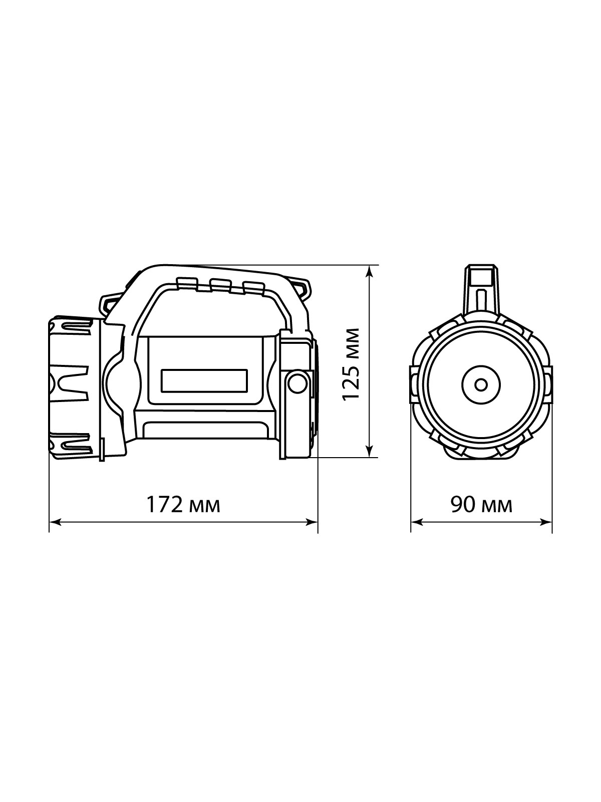 Фонарь светодиод. Прожектор 6, 5 Вт LED+10 SMD+9 SMD, 400 лм, 3,7 В 2x18650 2,4 А*ч, USB, TDM SQ0350-0059 — изображение 10