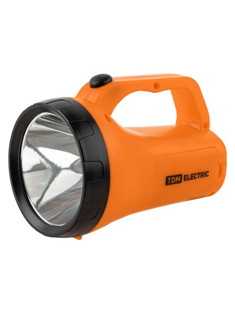 Фонарь светодиодный Прожектор 5, 3 Вт LED+12 SMD, бат. 3*АА, TDM SQ0350-0068