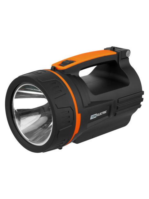 Фонарь светодиод. Прожектор 13, аккумуляторн., 10 Вт LED+24 SMD, 1150 лм, SLA 3,5 А*ч, 230 В, TDM SQ0350-0102