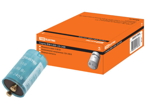Стартер S10 4-80Вт 220-240В мед. контакты TDM SQ0351-0022