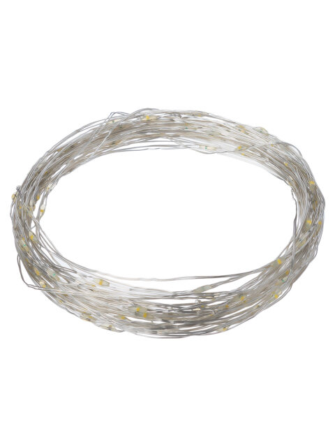 Гирлянда светодиодная Роса100 100LED, 10м, 3000К, 3хАА, TDM SQ0361-0053