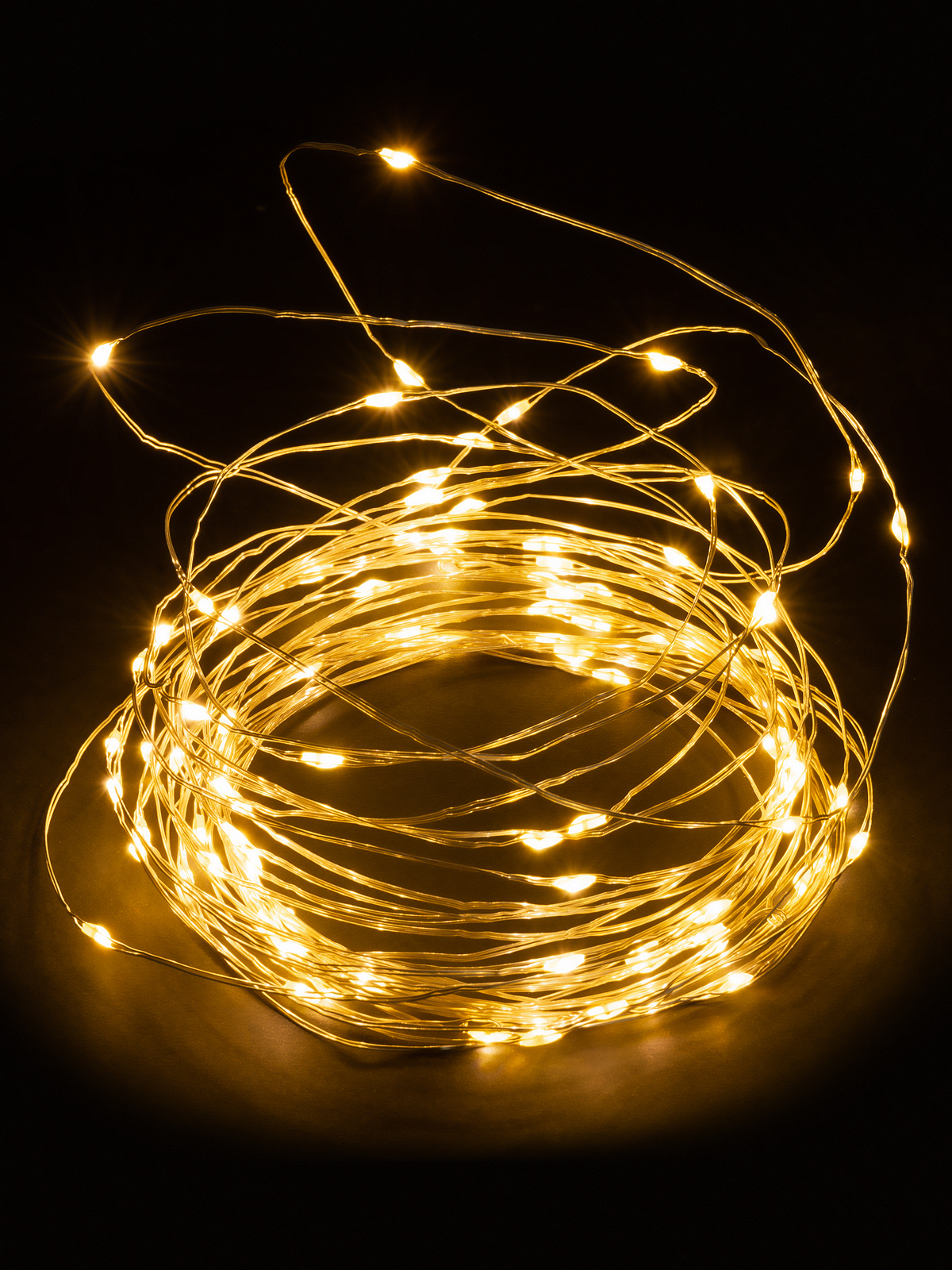 Гирлянда светодиодная Роса100 100LED, 10м, 3000К, 3хАА, TDM SQ0361-0053 — изображение 4