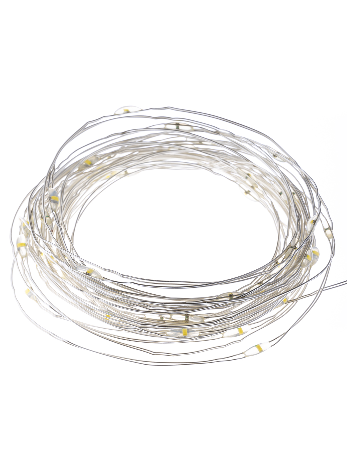 Гирлянда светодиодная Роса50 50LED, 5м, 3000К, 2хCR2032, TDM SQ0361-0055