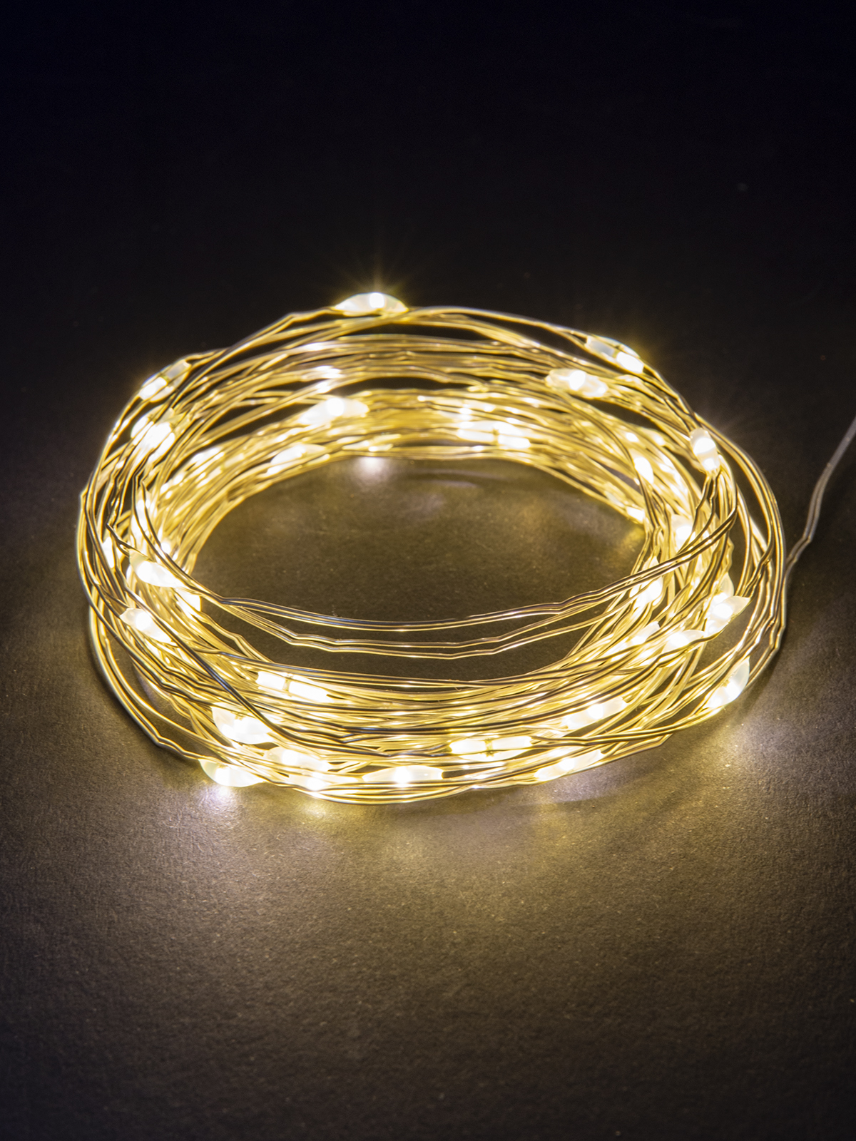Гирлянда светодиодная Роса50 50LED, 5м, 3000К, 2хCR2032, TDM SQ0361-0055 — изображение 3