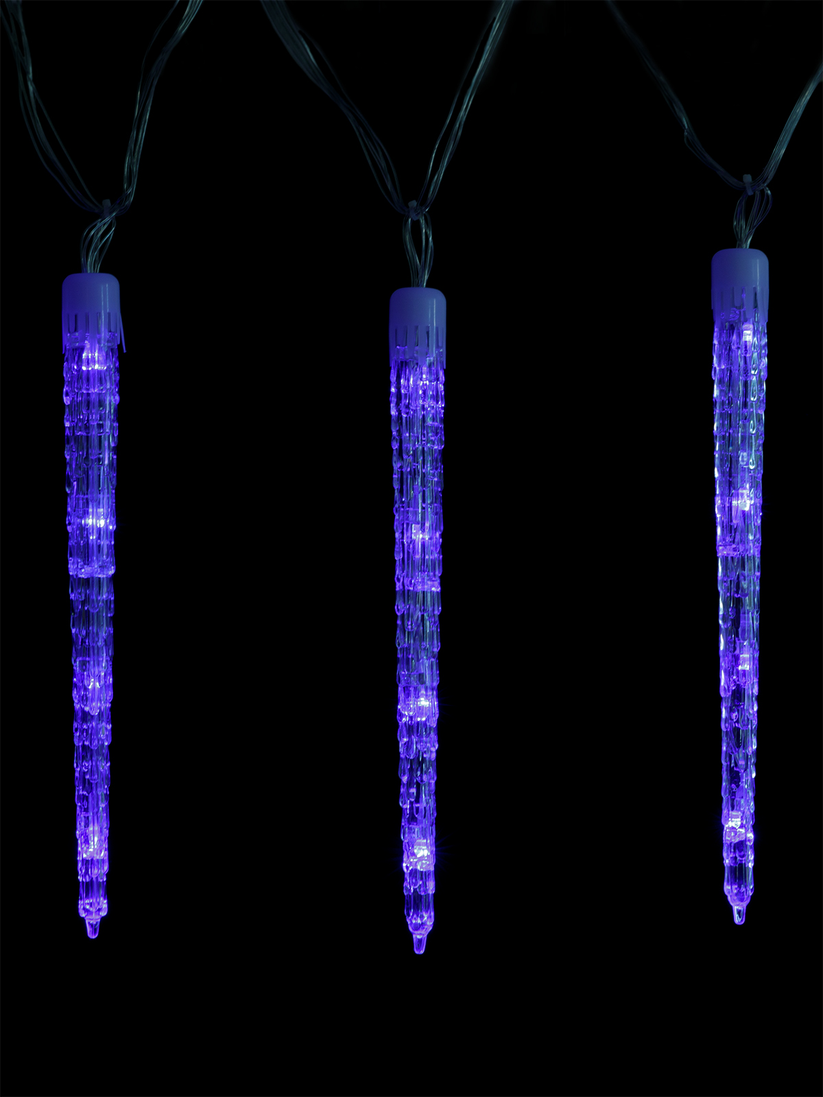 Гирлянда светодиодная Сосульки фигурные 2,1 м, 32LED, 8 шт, синий, 8 режимов, 250 В, IP20, TDM SQ0361-0062 — изображение 4