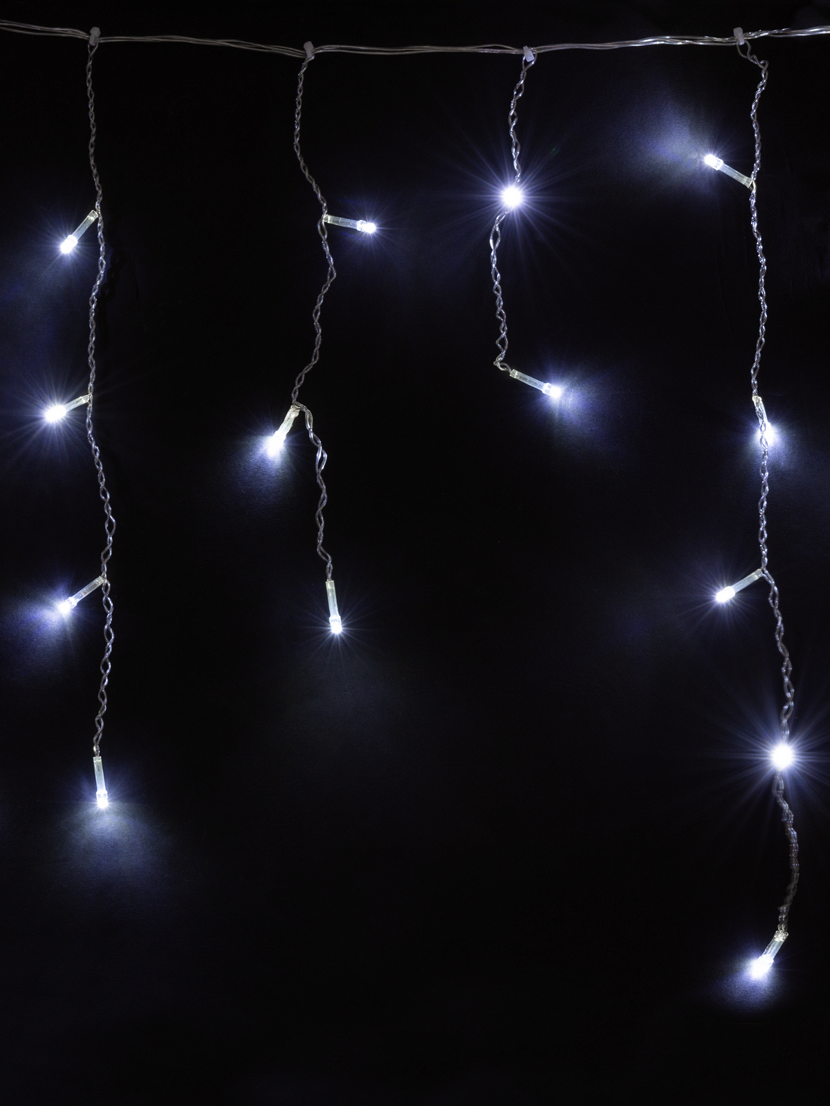 Гирлянда светодиодная Бахрома 1,9х0,5 м, 68LED, белый, 8 режимов, 250 В, IP20, TDM SQ0361-0077 — изображение 4