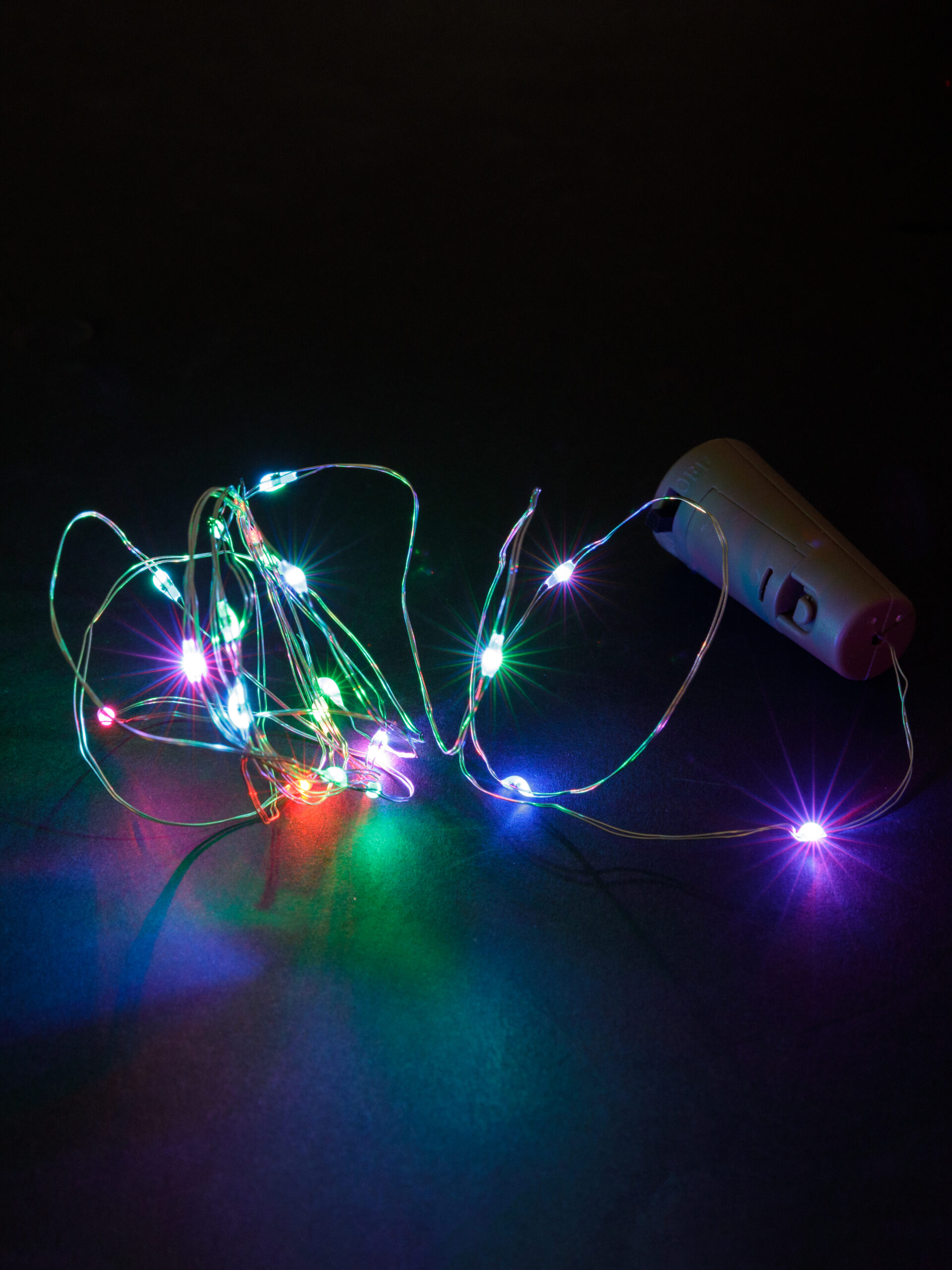 Гирлянда-пробка для бутылки Роса20 20LED, 2м, RGB, 3хAG13/LR44, TDM SQ0361-0100 — изображение 3