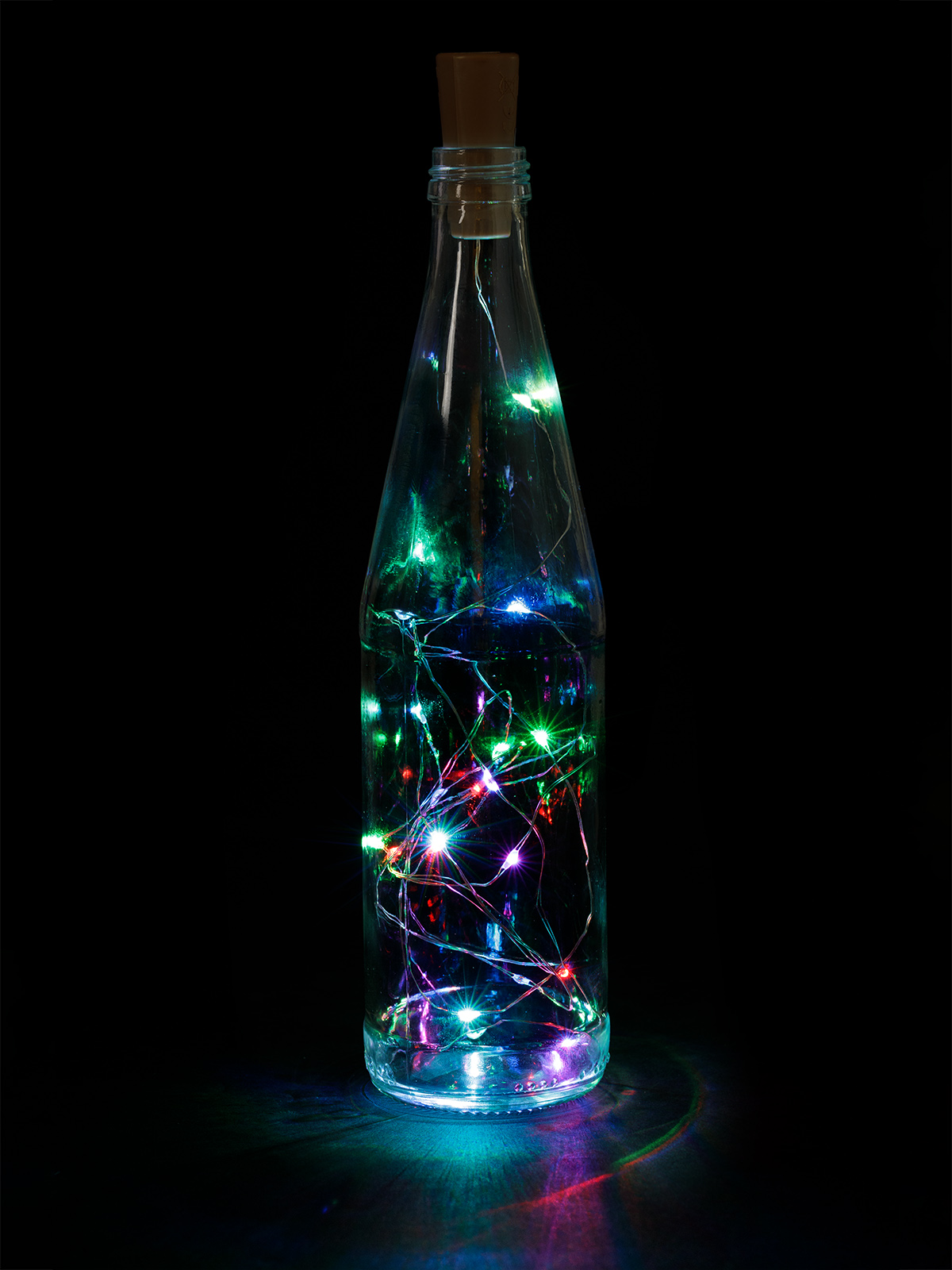 Гирлянда-пробка для бутылки Роса20 20LED, 2м, RGB, 3хAG13/LR44, TDM SQ0361-0100 — изображение 4