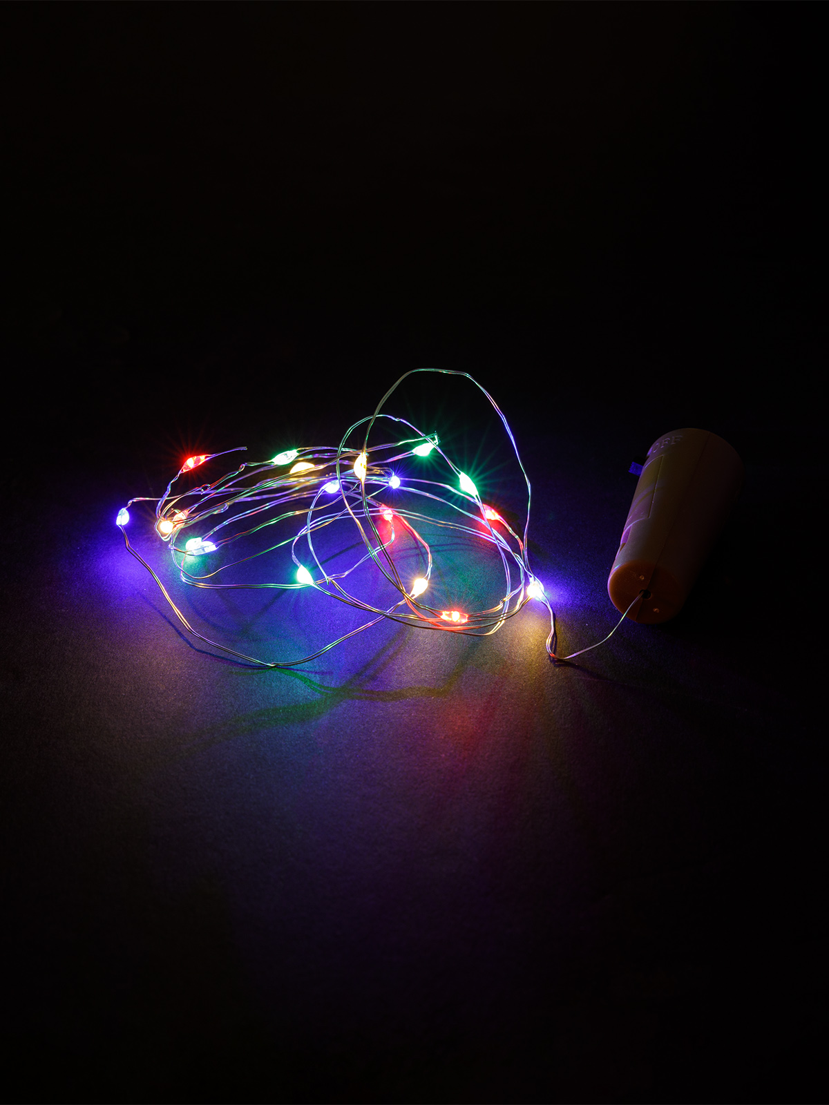 Гирлянда-пробка для бутылки Роса20 20LED, 2м, многоцветная, 3хAG13/LR44, TDM SQ0361-0101 — изображение 3