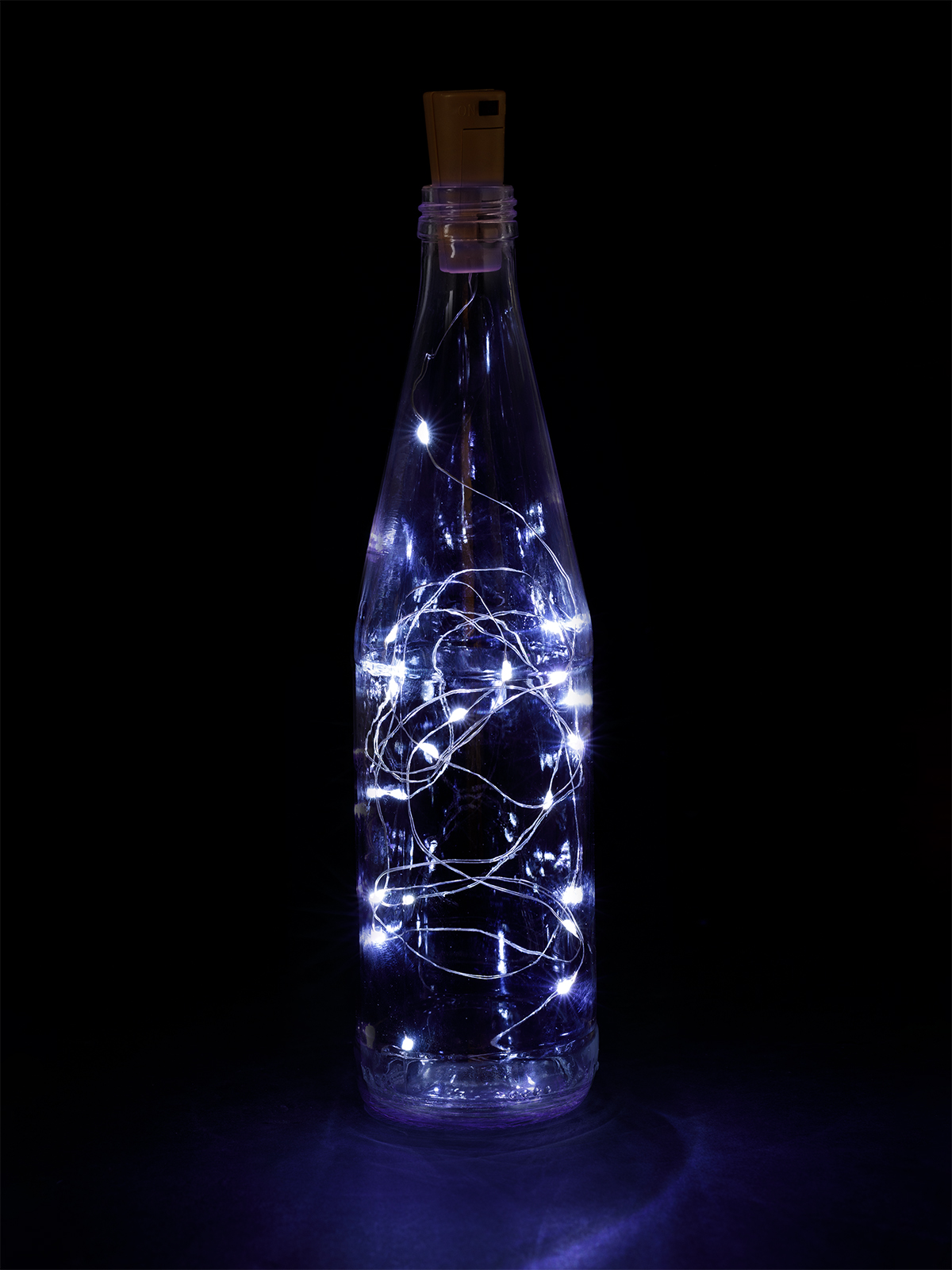 Гирлянда-пробка для бутылки Роса20 20LED, 2м, 6000К, 3хAG13/LR44, TDM SQ0361-0103 — изображение 4