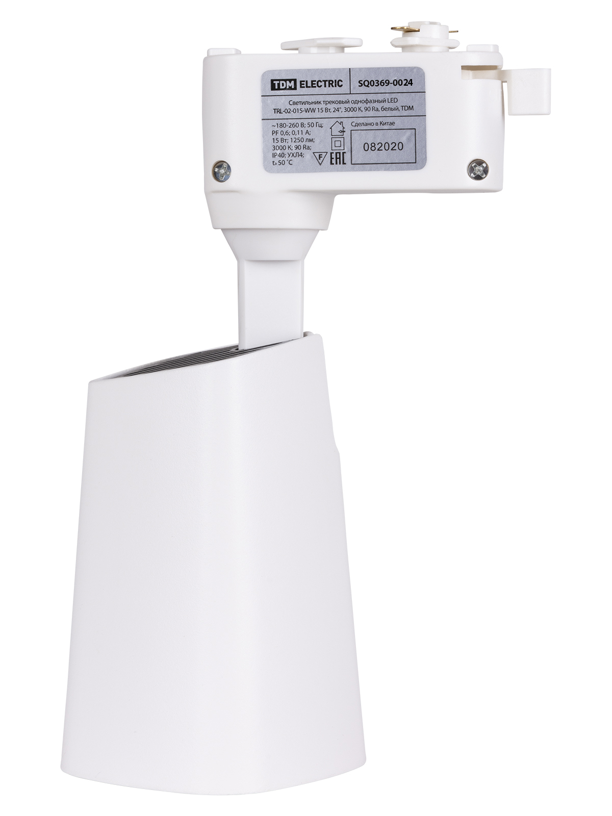 Светильник трековый однофазный LED TRL-02-025-NW 25 Вт, 24°, 4000 К, 90 Ra, белый, TDM SQ0369-0024 — изображение 4