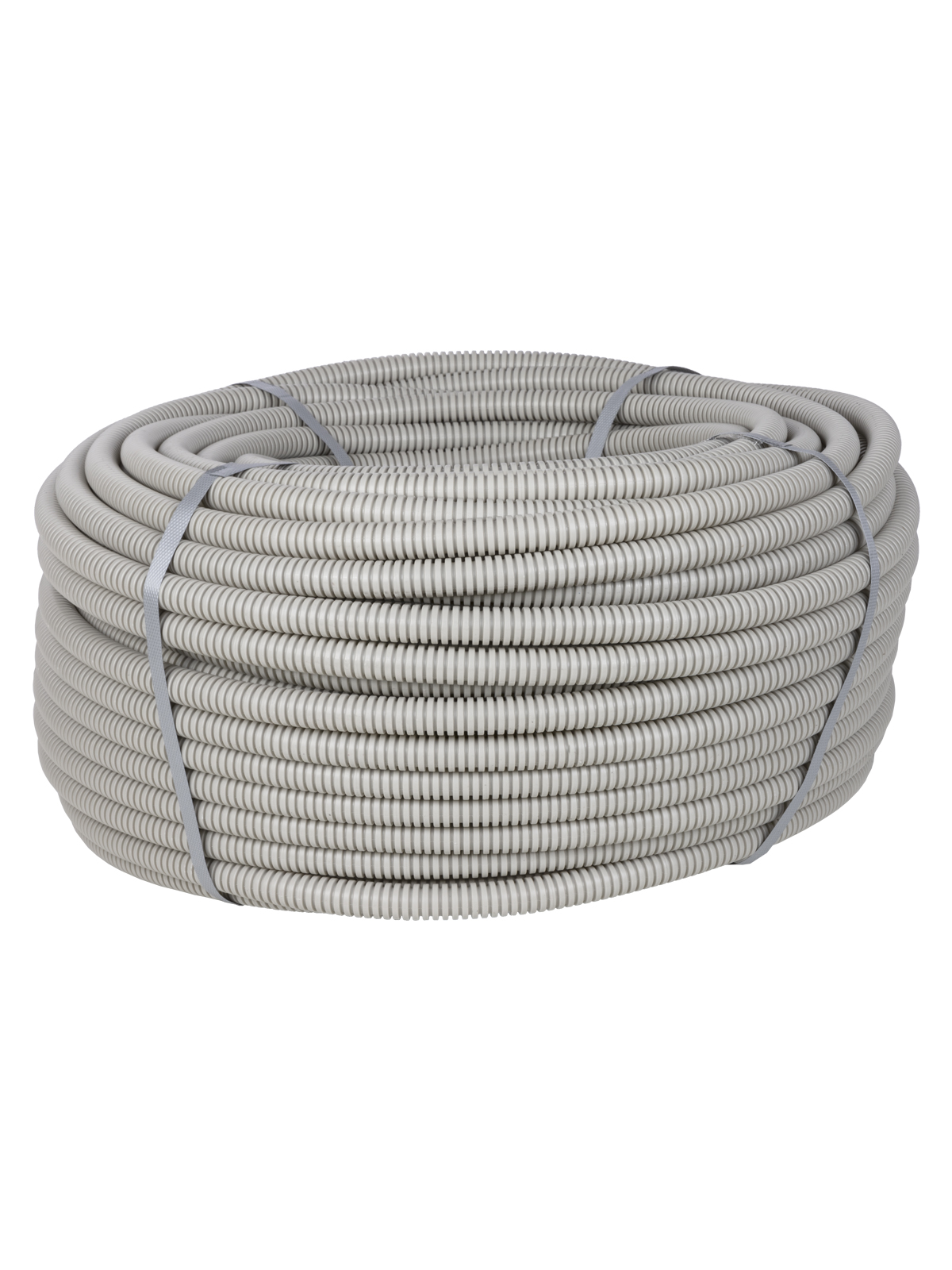 Труба гофрированная ПВХ d 20 с зондом (100 м) тяжелая 750Н серая TDM SQ0401-0102