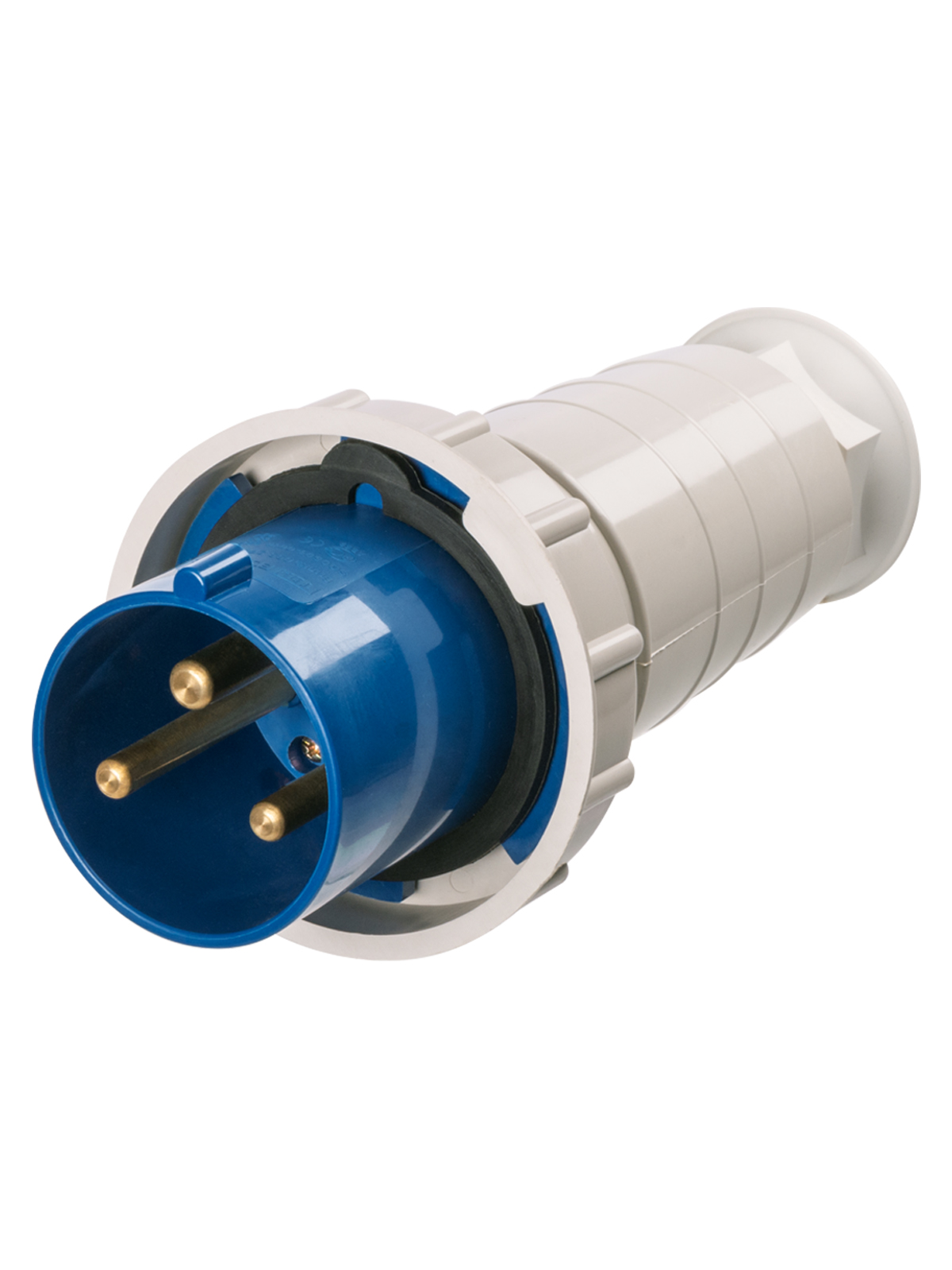 Вилка 033 2Р+РЕ 63А 220В IP54 TDM SQ0601-0010 — изображение 2