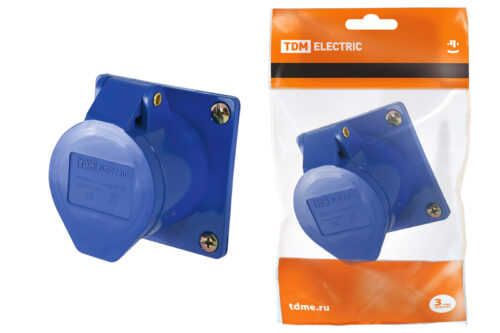Розетка 413 скрытая 2Р+РЕ 16А 220В IP44 TDM SQ0604-0011