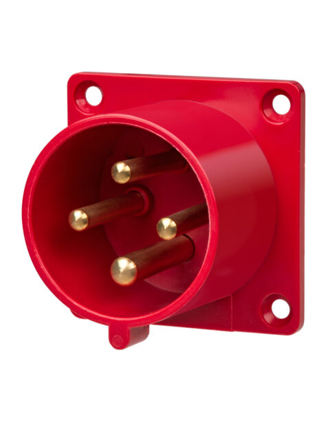 Вилка 624 скрытая 3Р+РЕ 32А 380В IP44 TDM SQ0607-0005