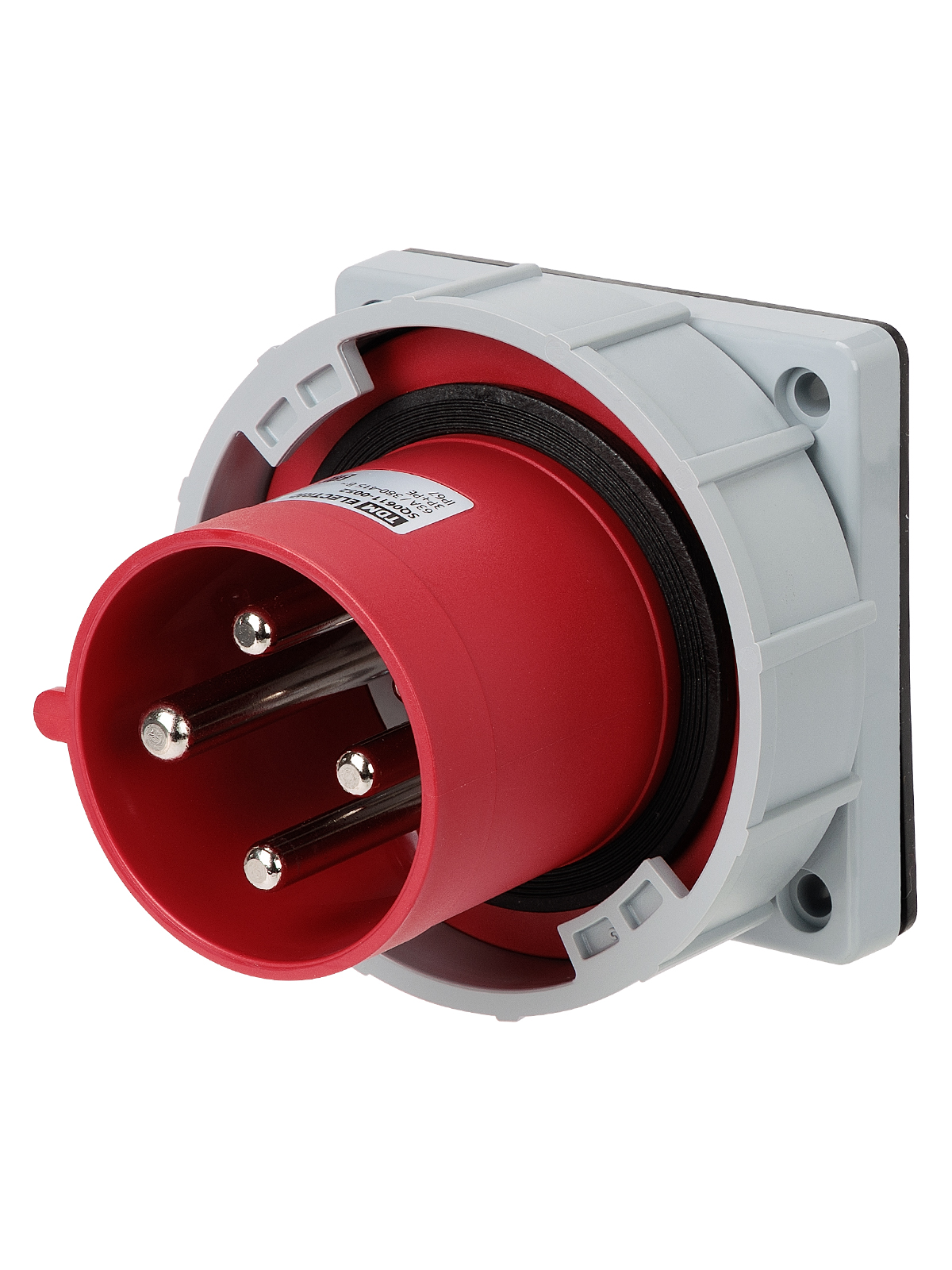 Вилка скрытой установки IP67 63А 3Р+РЕ 380В TDM SQ0611-0052 — изображение 2