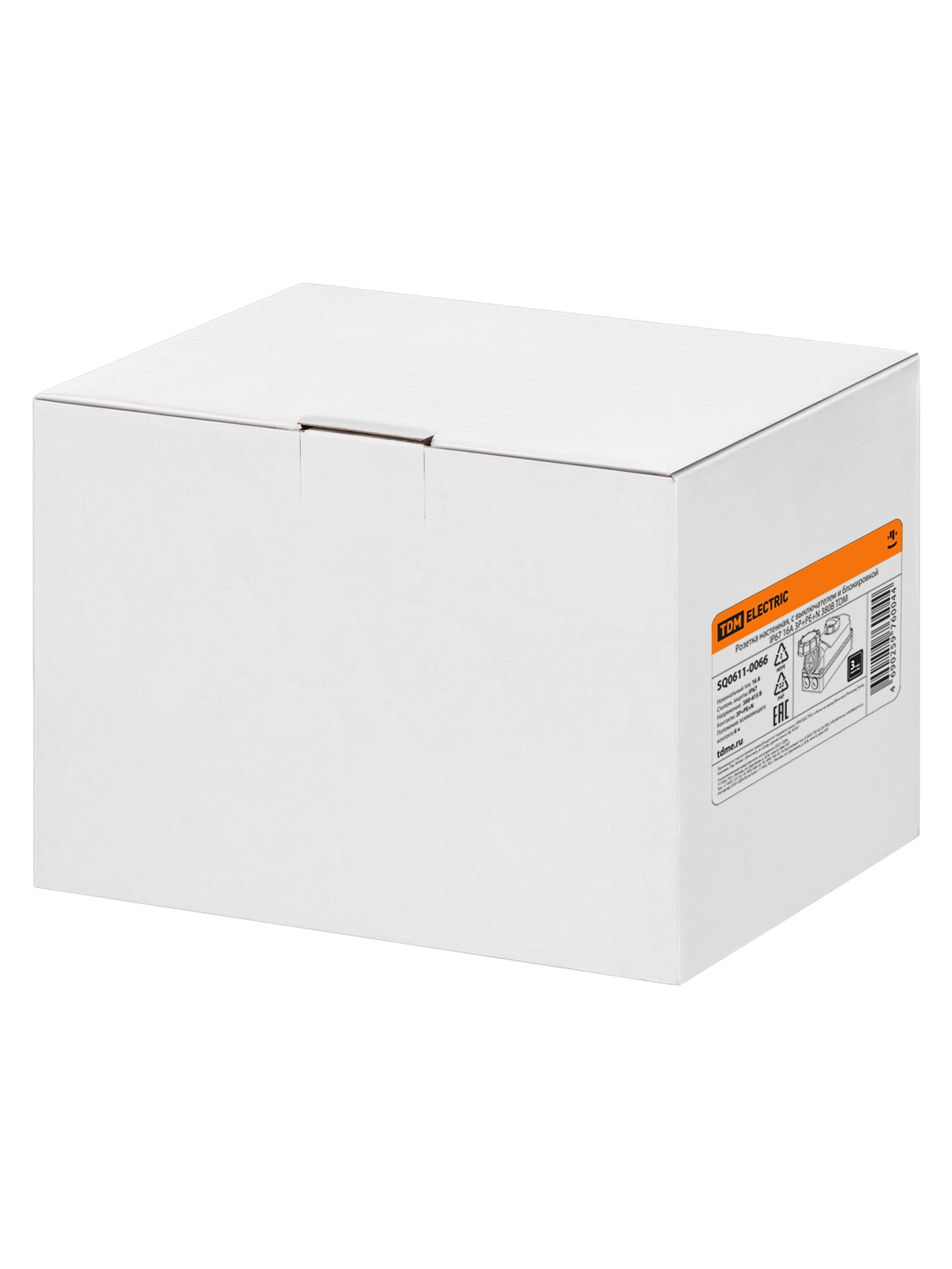 Розетка настенная, с выключателем и блокировкой IP67 16А 3Р+РЕ+N 380В TDM SQ0611-0066 — изображение 9