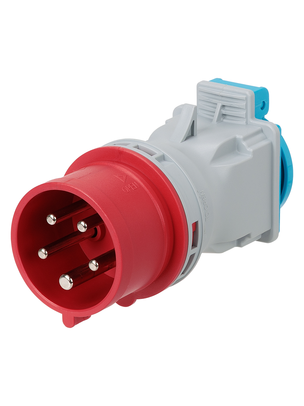 Адаптер IP44 16A с 3Р+PЕ+N 380В на 2Р+PЕ 220В TDM SQ0611-0071 — изображение 3